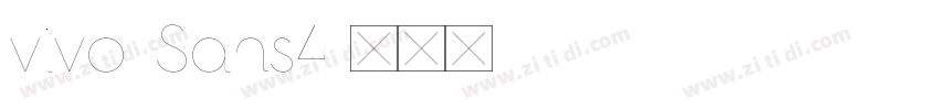 vivo Sans4字体转换 vivo Sans4字体转换